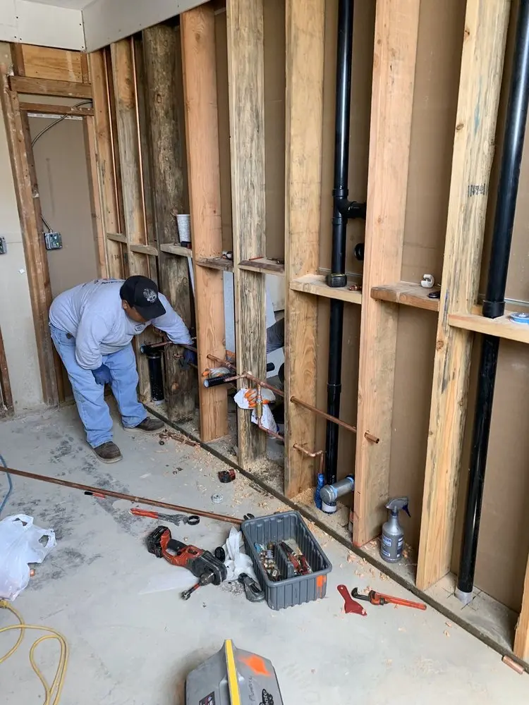 Commercial rough-in plumbing for Commercial Plumbing in Teterboro